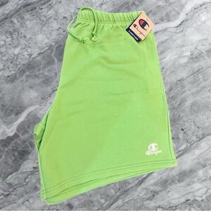 NWT Men’s Champion Classic Fleece Drawstring Sweat Shorts | Bright Green | 2X